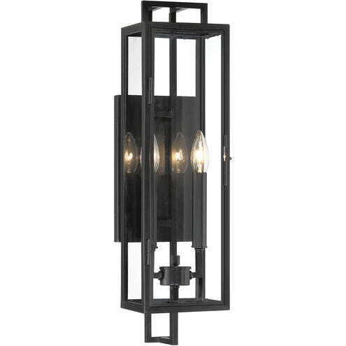 Knoll Road 2 Light 22.88 inch Coal Outdoor Wall Mount, Great Outdoors