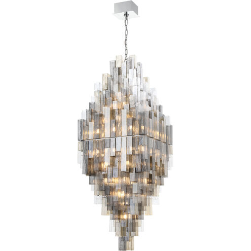 Altesa 68 Light 34 inch Chrome Chandelier Ceiling Light
