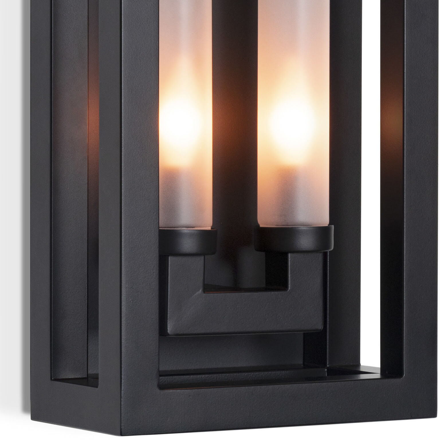 Montecito 2 Light 18 inch Black Outdoor Wall Sconce, Double Arm