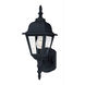 Builder Cast 1 Light 16.75 inch Black Outdoor Wall Mount