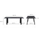 Malibu 88 X 38 inch Black Dining Table