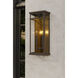 Briarlane 2 Light 20 inch Painted Legacy Brass and Dark Bronze Outdoor Wall Sconce