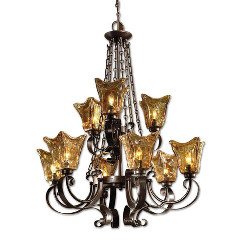 Vetraio 9 Light 31 inch Oil Rubbed Bronze Chandelier Ceiling Light