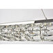 Valetta LED 48 inch Chrome Chandelier Ceiling Light