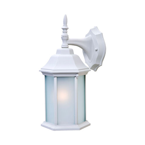 Craftsman 2 1 Light 13 inch Textured White Exterior Wall Mount