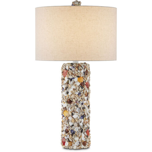 Festoon 32.5 inch 150 watt Natural/Sugar White Table Lamp Portable Light