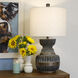 Malta 31 inch 150.00 watt White Table Lamp Portable Light