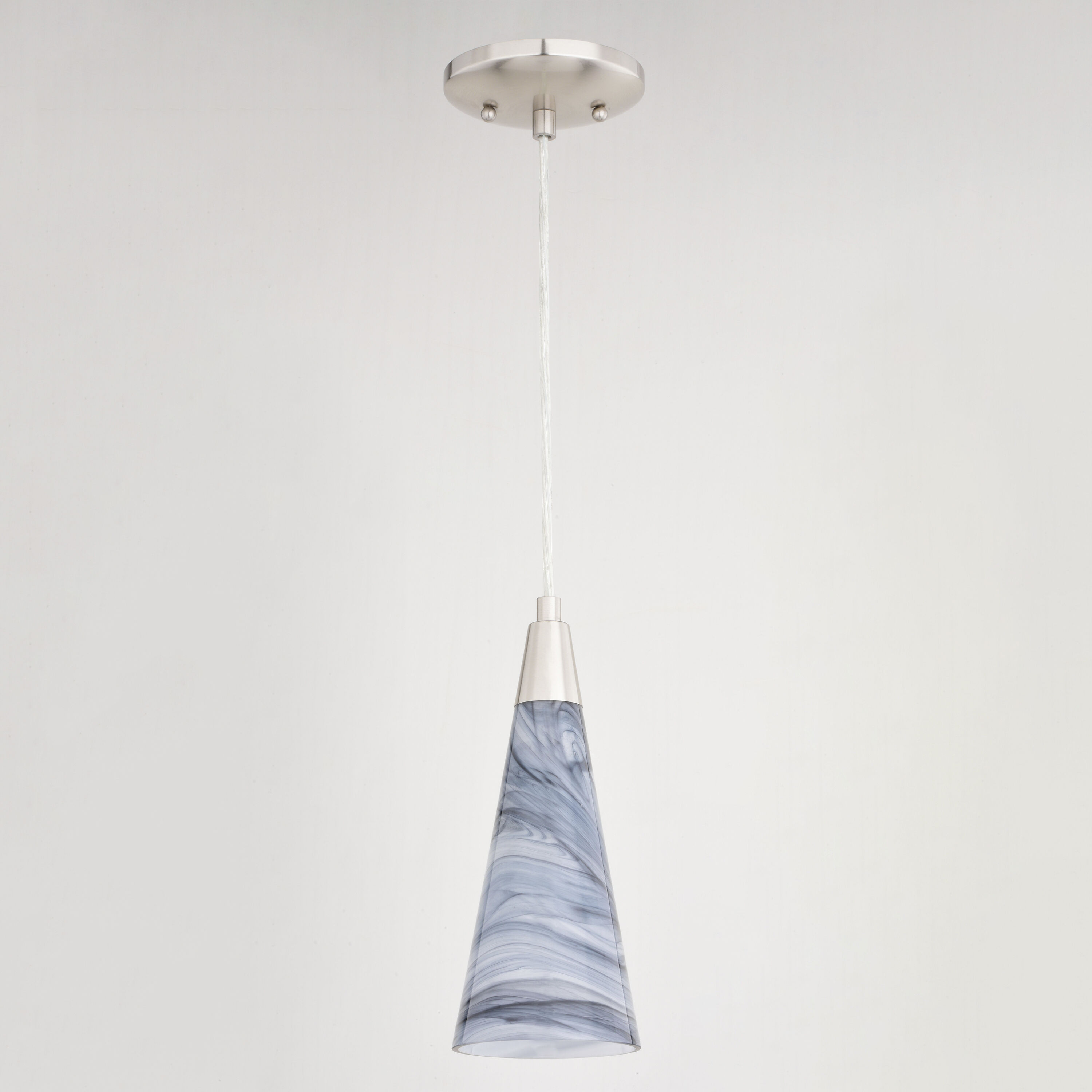 Milano LED 4.25 inch Satin Nickel Mini Pendant Ceiling Light