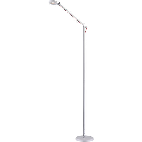 Amsterdam 74 inch 5 watt White Floor Lamp Portable Light