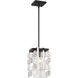 Painesdale 1 Light 9 inch Sand Coal And Polished Nickel Mini Pendant Ceiling Light