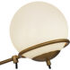 Alora Mood Alba 6 Light 32 inch Aged Gold Chandelier Ceiling Light
