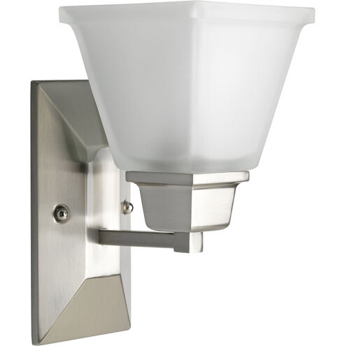 North Park 1 Light 6 inch Brushed Nickel Bath Vanity Wall Light