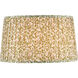 Maiden Fern Green and Ivory 18 inch Tapered Lamp Shade, Large