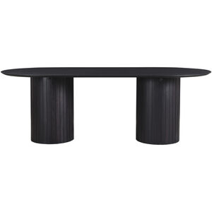 Povera 86 X 42 inch Black Dining Table