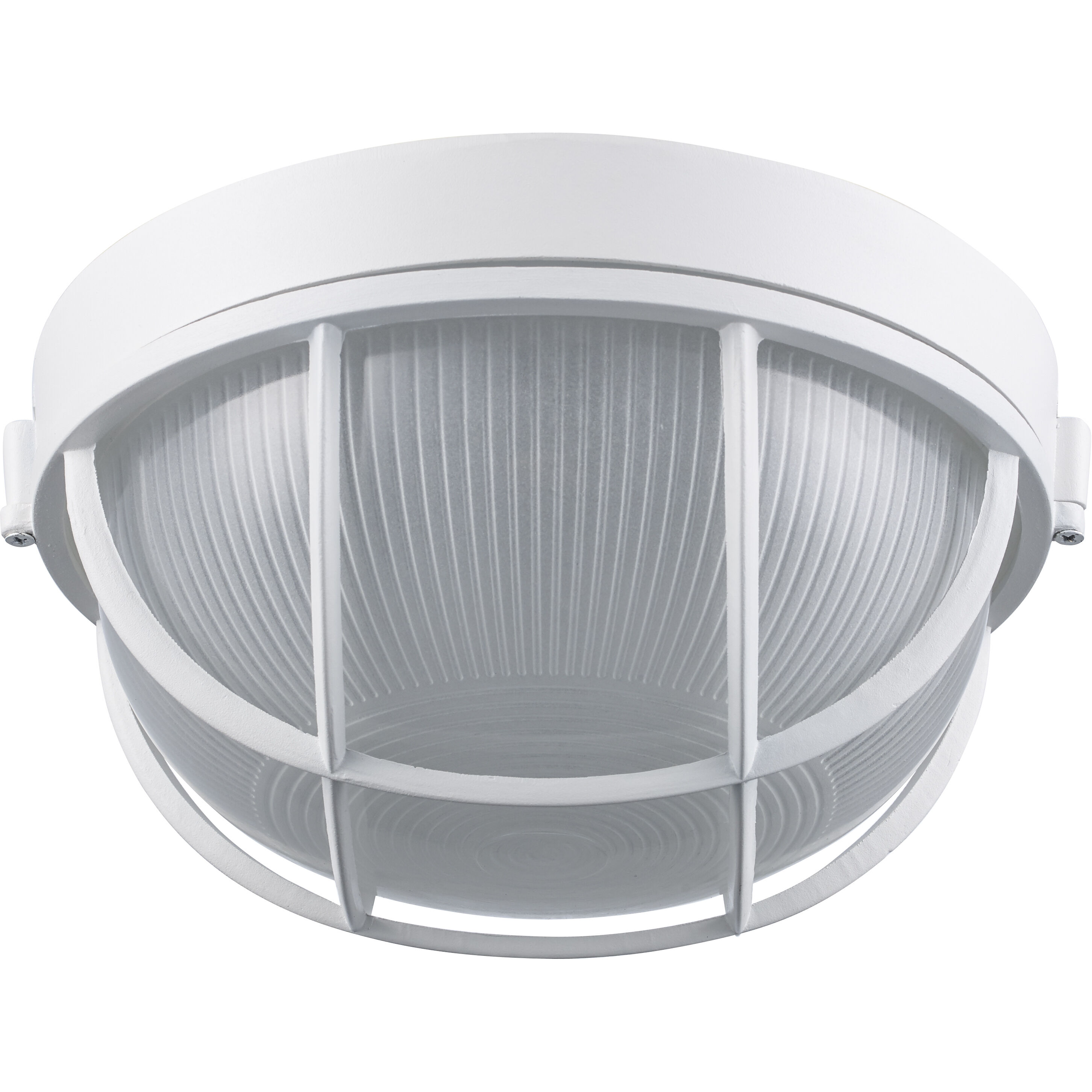 Aria 1 Light 10 inch White Outdoor Bulkhead