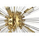 Sienna 10 Light 36 inch Gold Pendant Ceiling Light