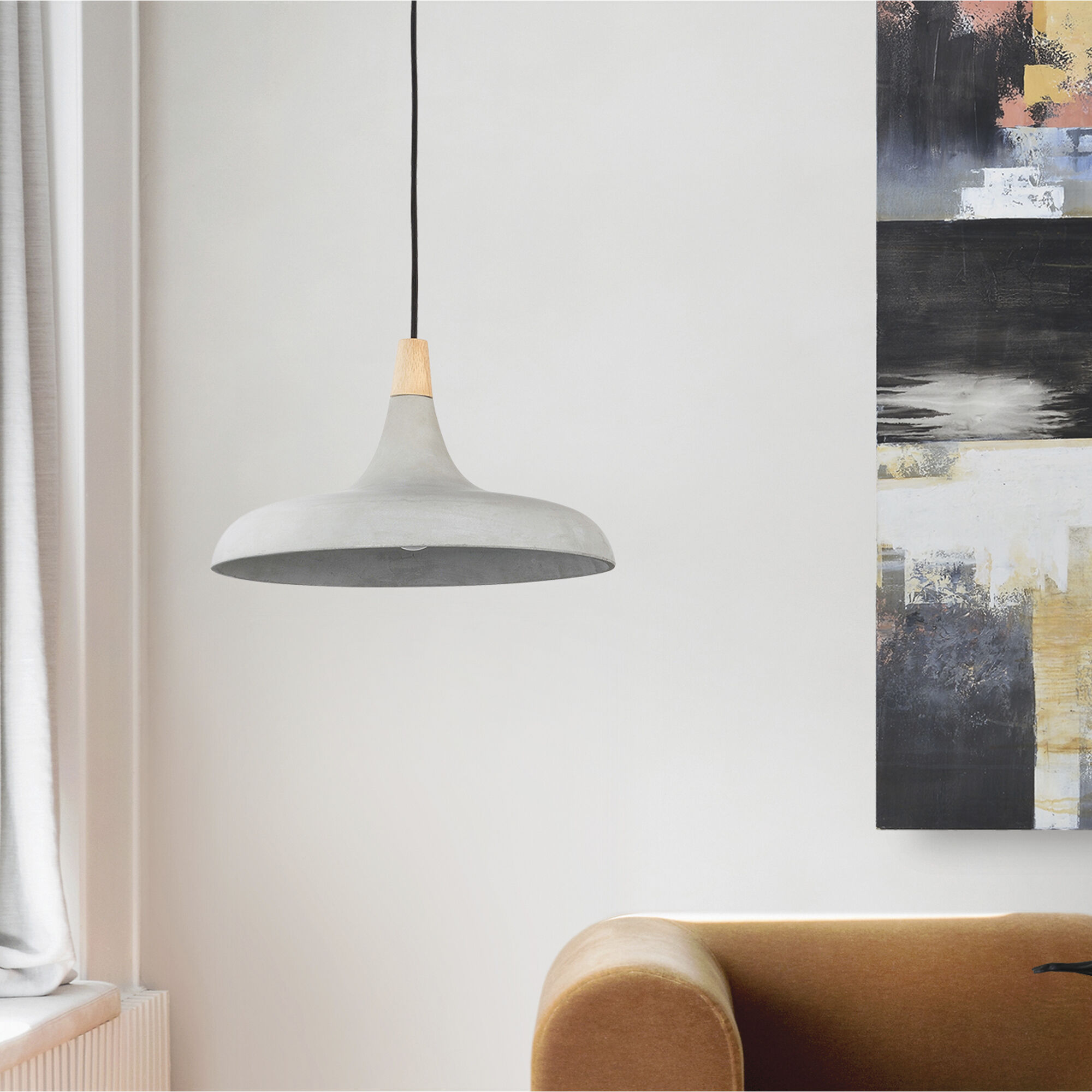 Viola-May 1 Light 16 inch Brown Pendant Ceiling Light