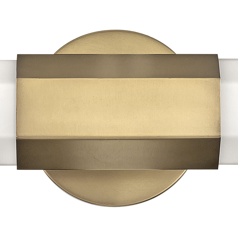 Facet LED 26 inch Heritage Brass Vanity Light Wall Light, Vertical 
