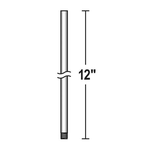 Signature Raw Zinc Fan Downrod