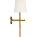 Suzanne Kasler Collette LED 8 inch Gilded Iron Tail Sconce Wall Light