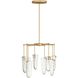 Valeria 8 Light 30 inch Clear Seedy Chandelier Ceiling Light