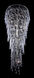 Hollywood Blvd. 29 Light 34 inch Polish Nickel Hanging Chandelier Ceiling Light in Polished Nickel