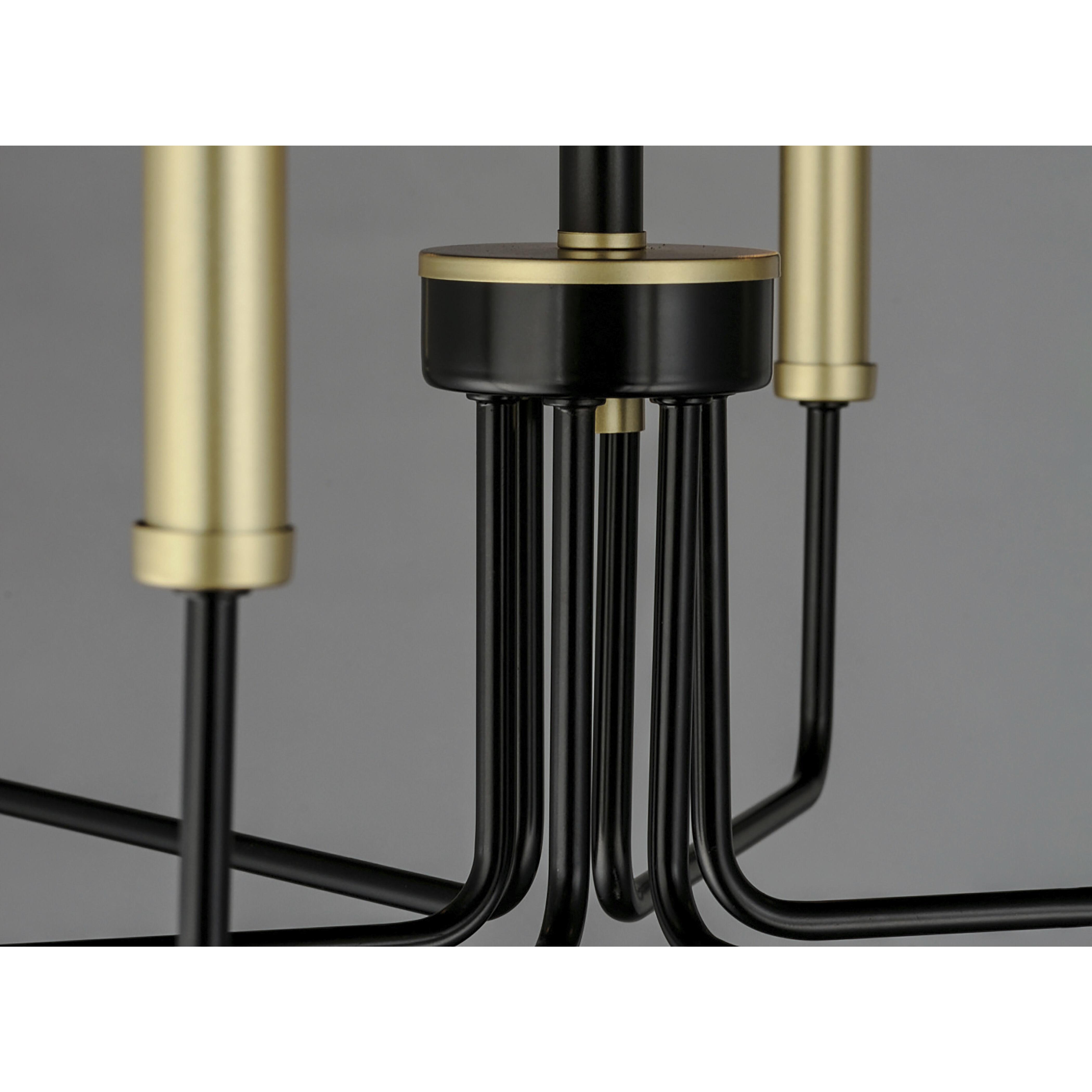 Sullivan 9 Light 25 inch Black/Gold Multi-Tier Chandelier Ceiling Light