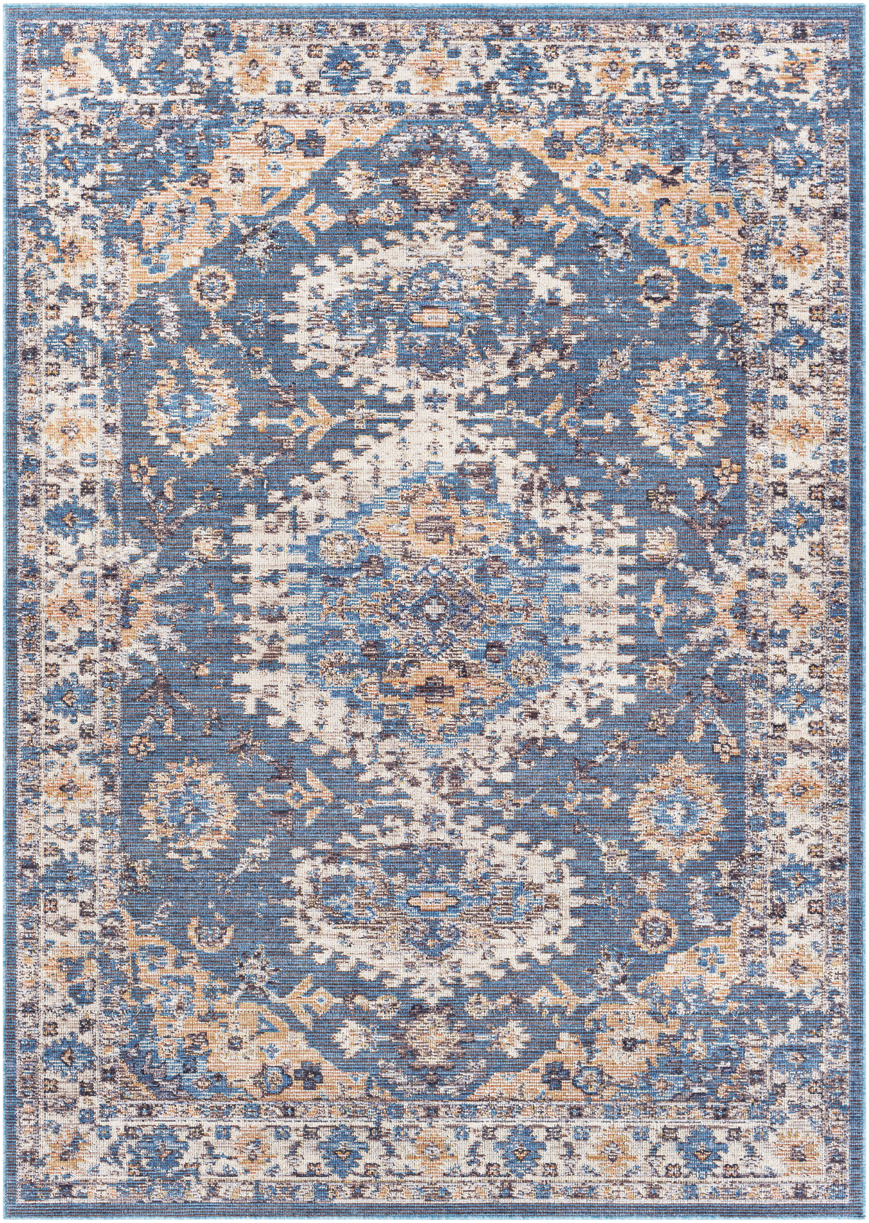 Daytona Beach 120 X 94 inch Blue Outdoor Rug in 8 x 10, Rectangle