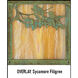Evergreen 1 Light 12 inch Satin Black Pendant Ceiling Light in Amber Mica, Sycamore Filigree, Sycamore Filigree
