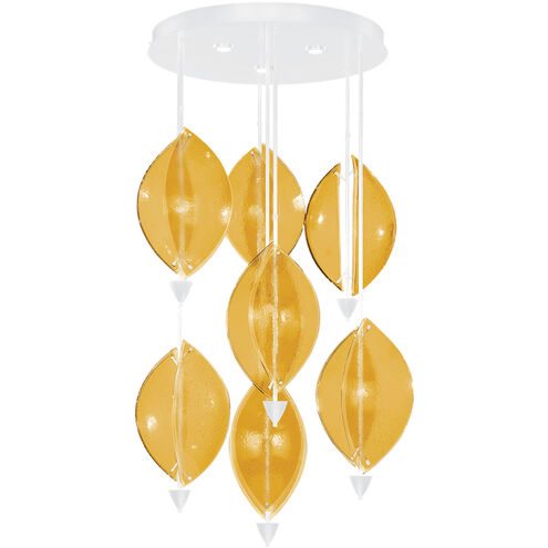 Embark 10 Light 40 inch White Pendant Ceiling Light