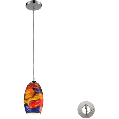 Surrealist 1 Light 5 inch Polished Chrome Mini Pendant Ceiling Light