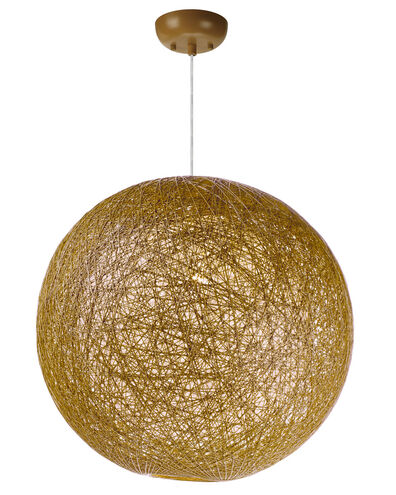 Bali 1 Light 19 inch Natural Outdoor Pendant
