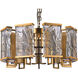 Canada 9 Light 26 inch Brass Chandelier Ceiling Light