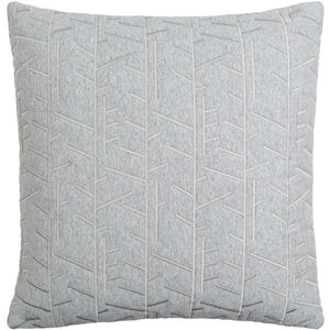 Branched 20 X 20 inch Off-White Accent Pillow