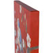Singing Solo I Red and Blue and White and and Pink Multi-Color and Acrylic Accents Wall Art
