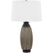 Naseby 30 inch 15 watt Distressed Bronze and Ceramic Cultured Black Table Lamp Portable Light
