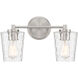 Ballas 2 Light 15.50 inch Bathroom Vanity Light