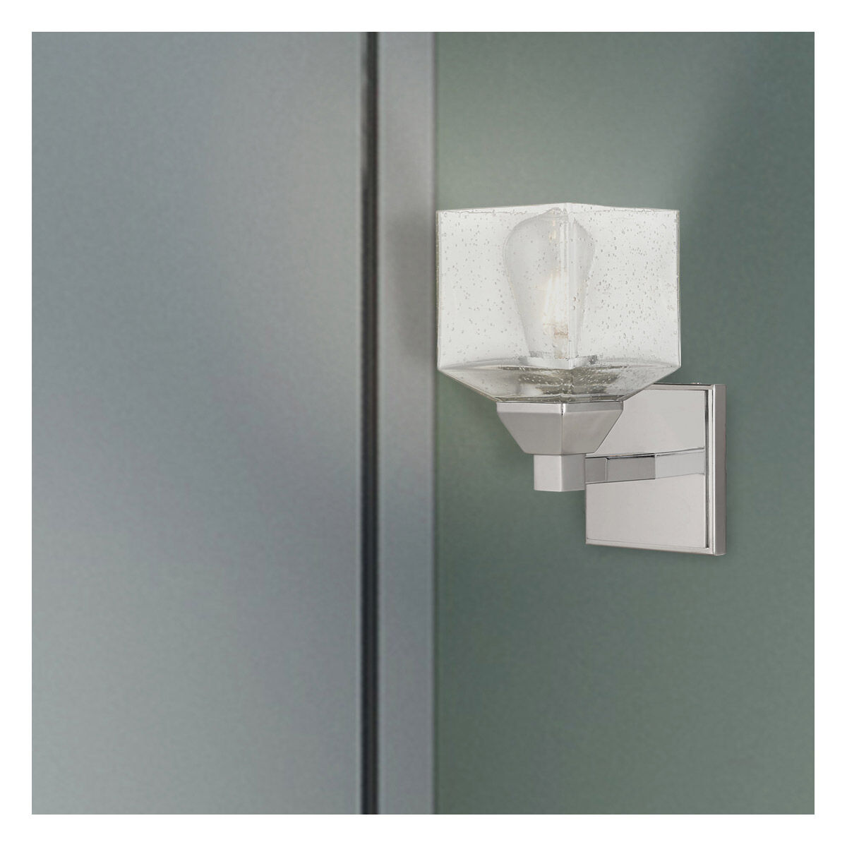 Aragon 1 Light 5 inch Polished Chrome Wall Sconce Wall Light