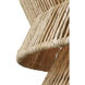 Chapman & Myers Antigua LED 30 inch Bronze and Natural Abaca Chandelier Ceiling Light