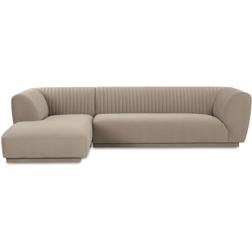 Zandro Beige Sectional, Left