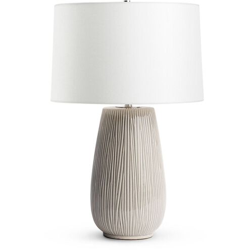 Hilda 24.75 inch 150.00 watt Light Grey Table Lamp Portable Light