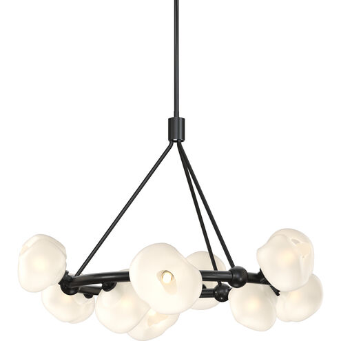 Ume 9 Light 32 inch Ink Ring Pendant Ceiling Light