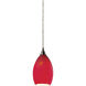 ELK Tranquility 1 Light 4 inch Satin Nickel Pendant Ceiling Light 10209/1POM - Open Box