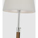 Thomas O'Brien Bryant2 24.5 inch 15.00 watt Polished Nickel and Natural Leather Wrapped Table Lamp Portable Light