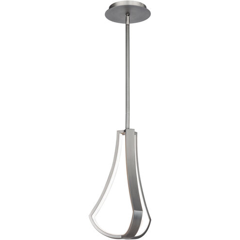 Artemis LED 8 inch Brushed Nickel Pendant Ceiling Light, dweLED