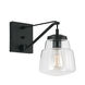 Dillon 1 Light 7 inch Matte Black Sconce Wall Light