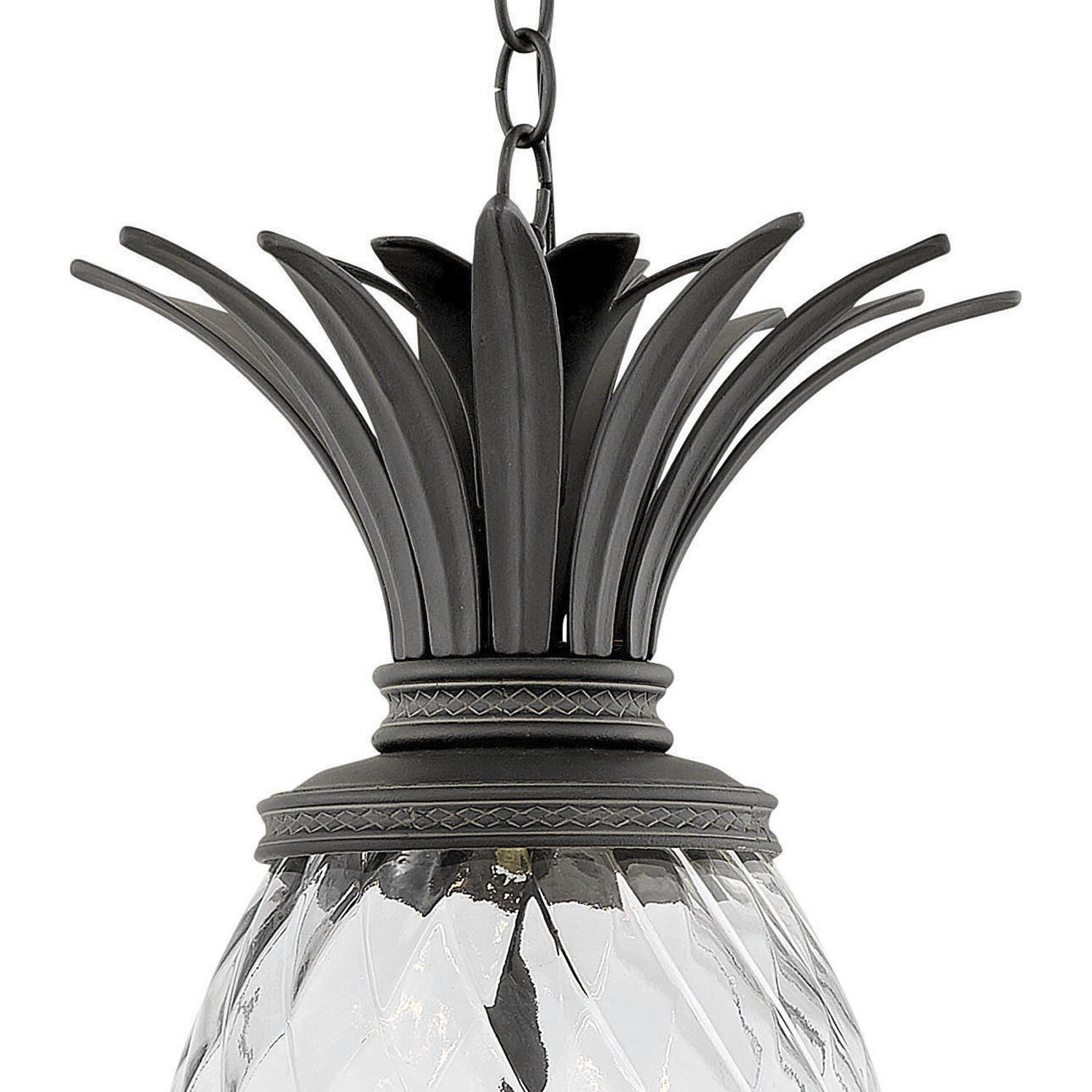 Plantation 4 Light 12.5 inch Museum Black Outdoor Hanging Lantern