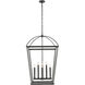 Manor 8 Light 24 inch Urban Bronze Pendant Ceiling Light