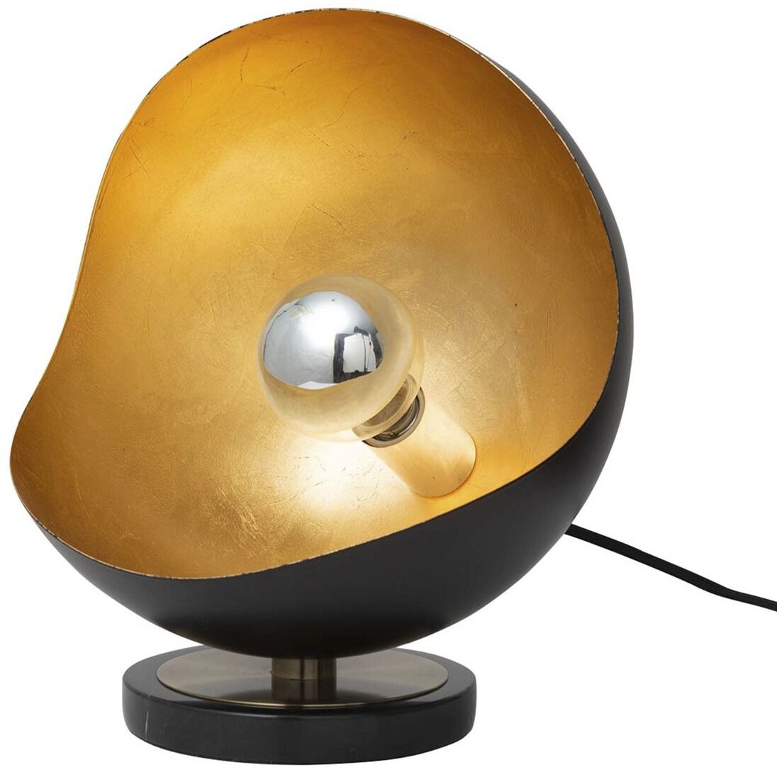 Luna Bella 13 inch 23.00 watt Black Accent Table Lamp Portable Light in Black and Gold