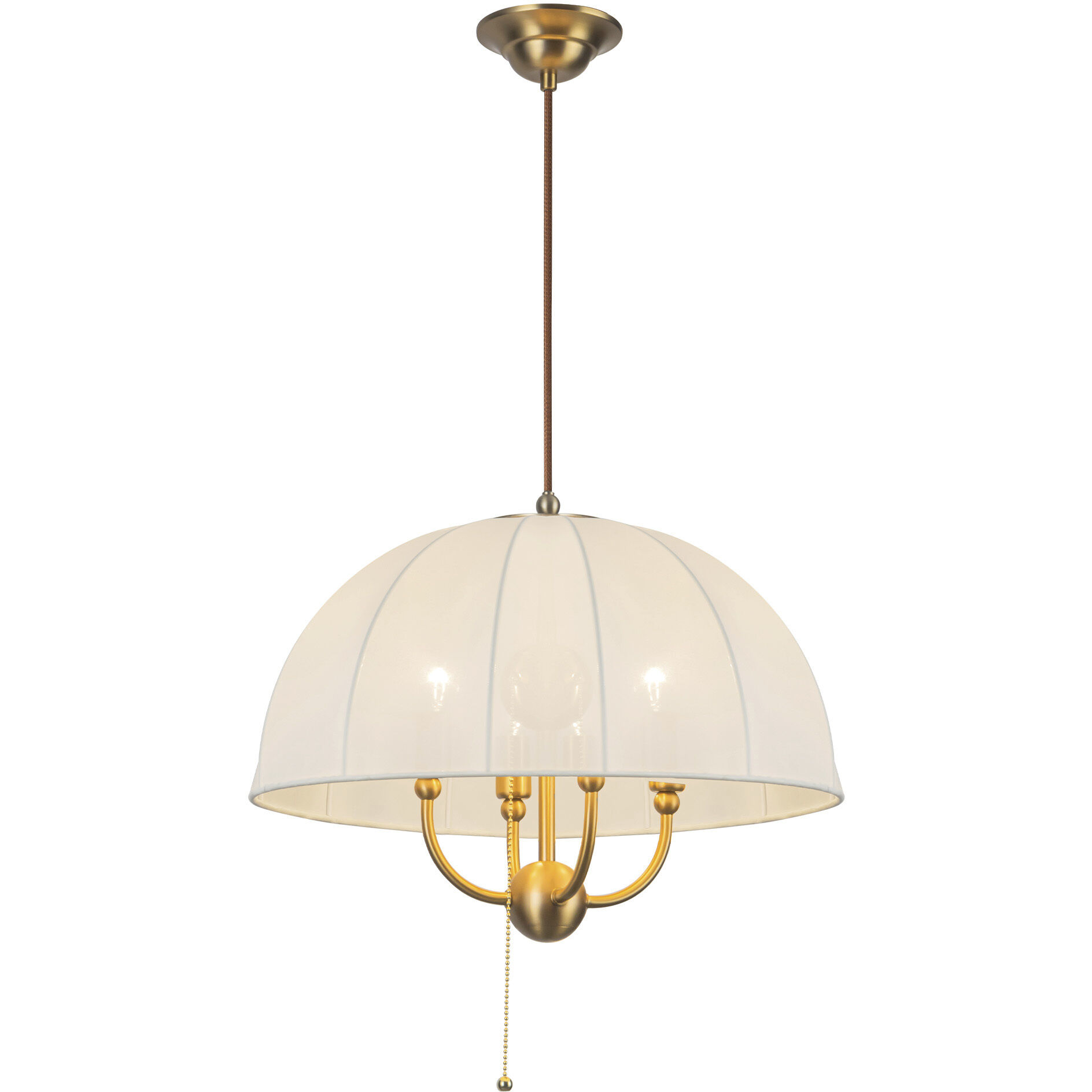 Alora Mood Crosby Pendant Ceiling Light in Brushed Gold
